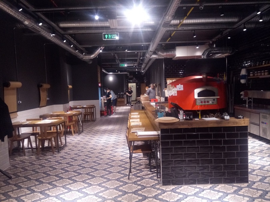 Pizza Locale cafe dekorasyon projesi, Eskişehir